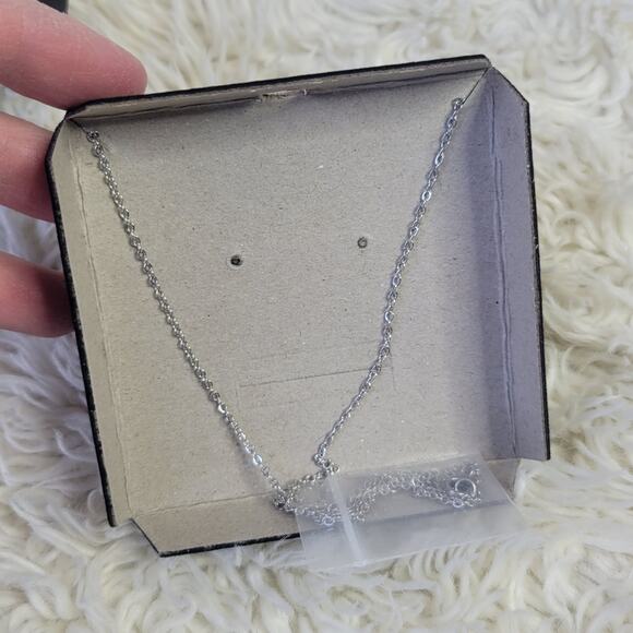 Interlock Heart To Heart Necklace New - Picture 6 of 9